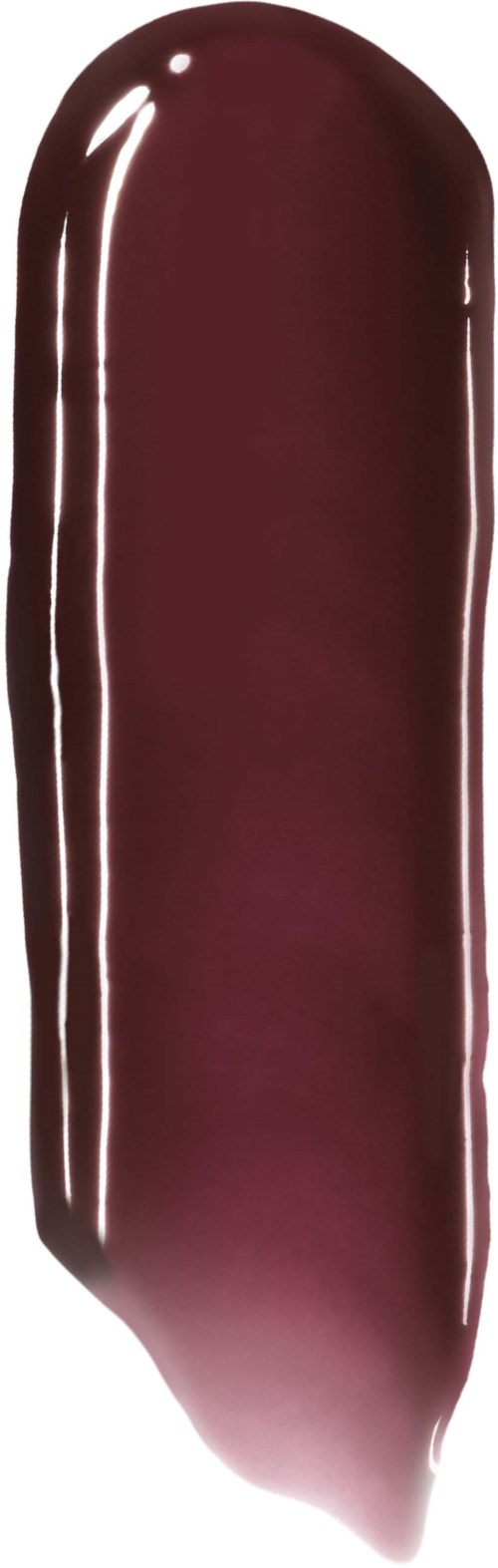 Donker bessen-kleuren nagellak op een kwast met glanzende afwerking.