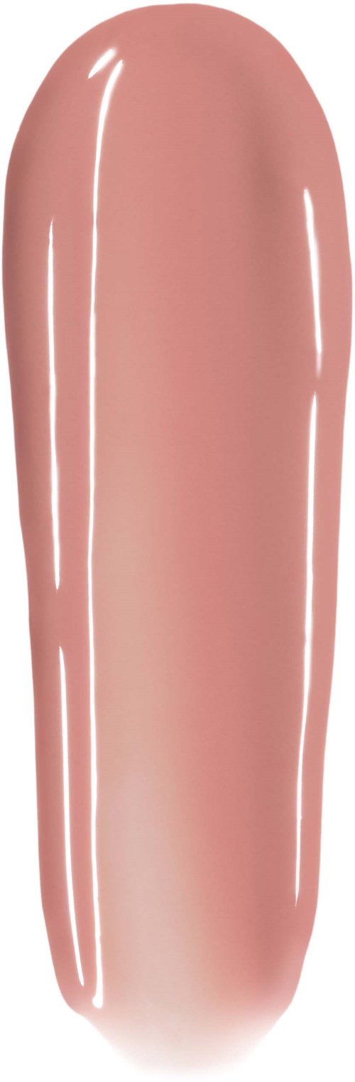Roze gekleurde gelnagellakstaal op een witte achtergrond.