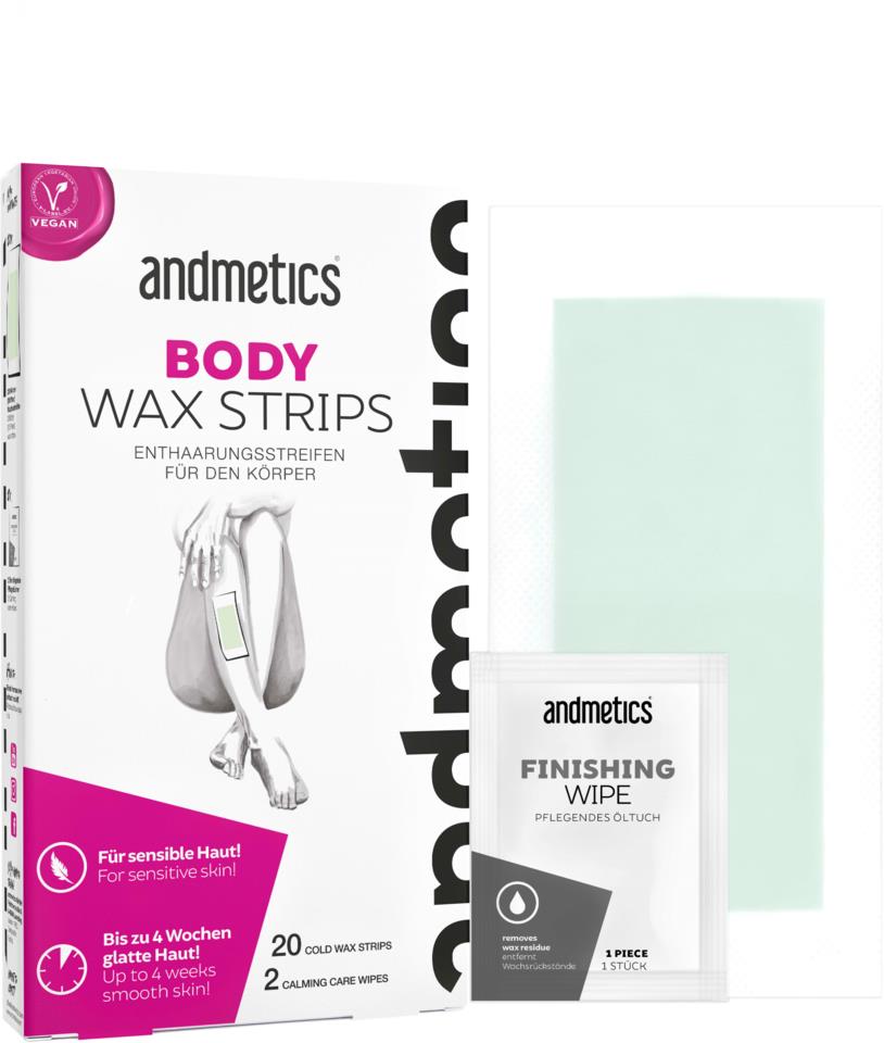 Andmetics Body Wax Strips
