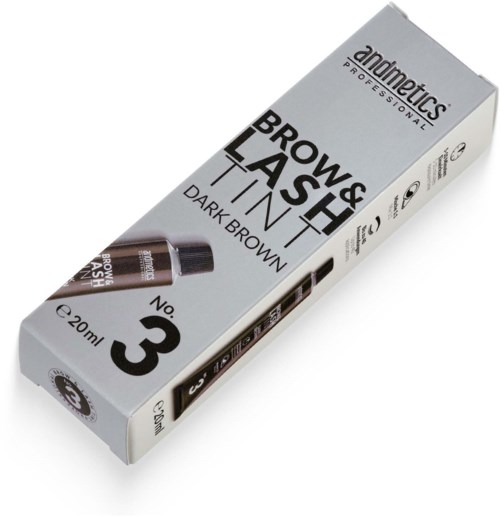Andmetics Brow & Lash Tint dark brown