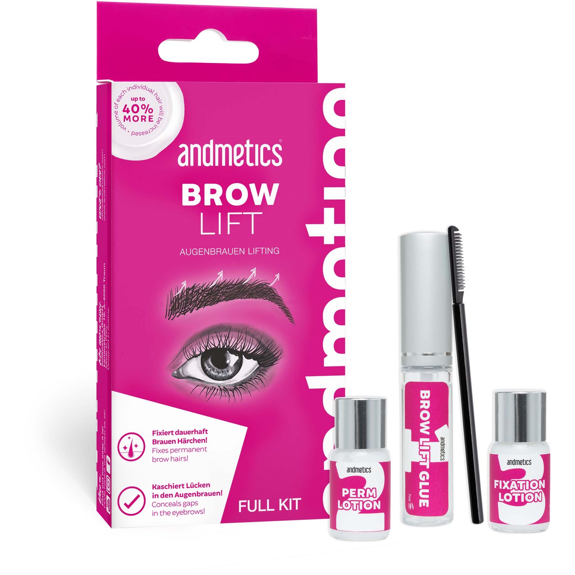 Läs mer om Andmetics Brow Lamination Set