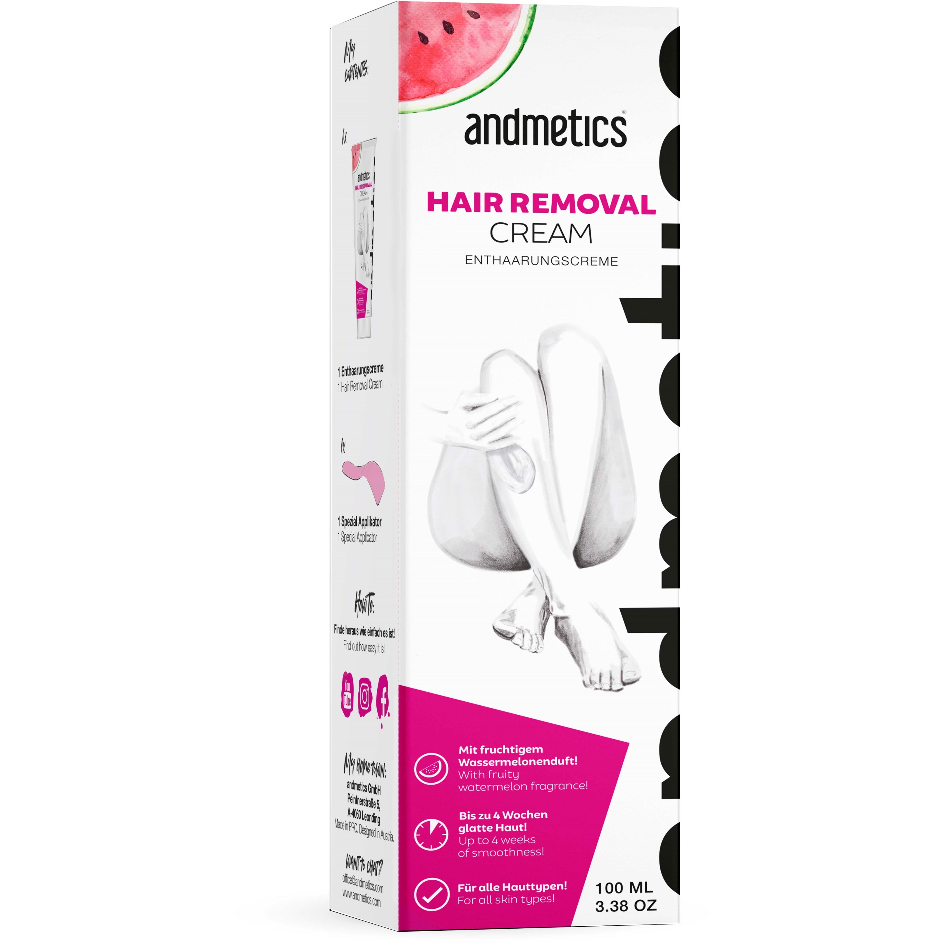 Läs mer om Andmetics Hair Removal Cream Women