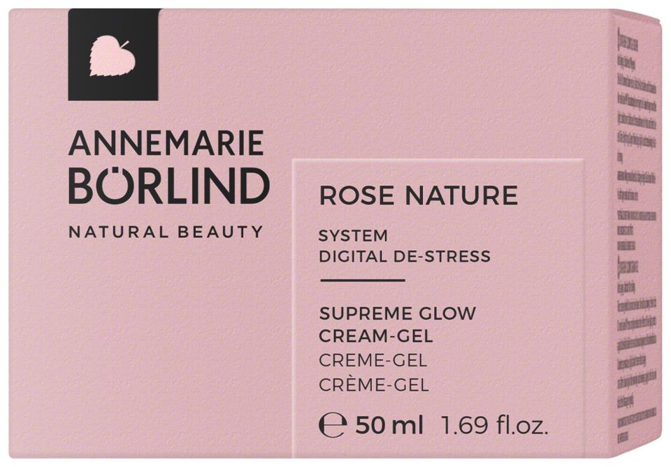ANNEMARIE BÖRLIND ROSE NATURE Supreme Glow Face Cream 50 ml