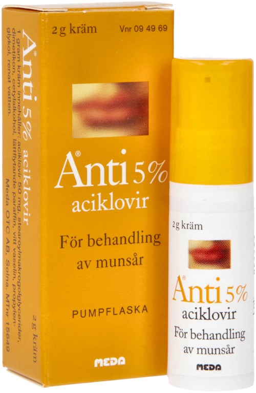 Anti Kräm 5% Pumpflaska 2 g