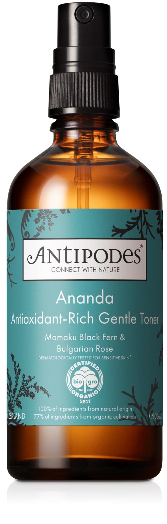 eksplosion trug pasta Antipodes Ananda Antioxidant-Rich Toner 100 ml | lyko.com