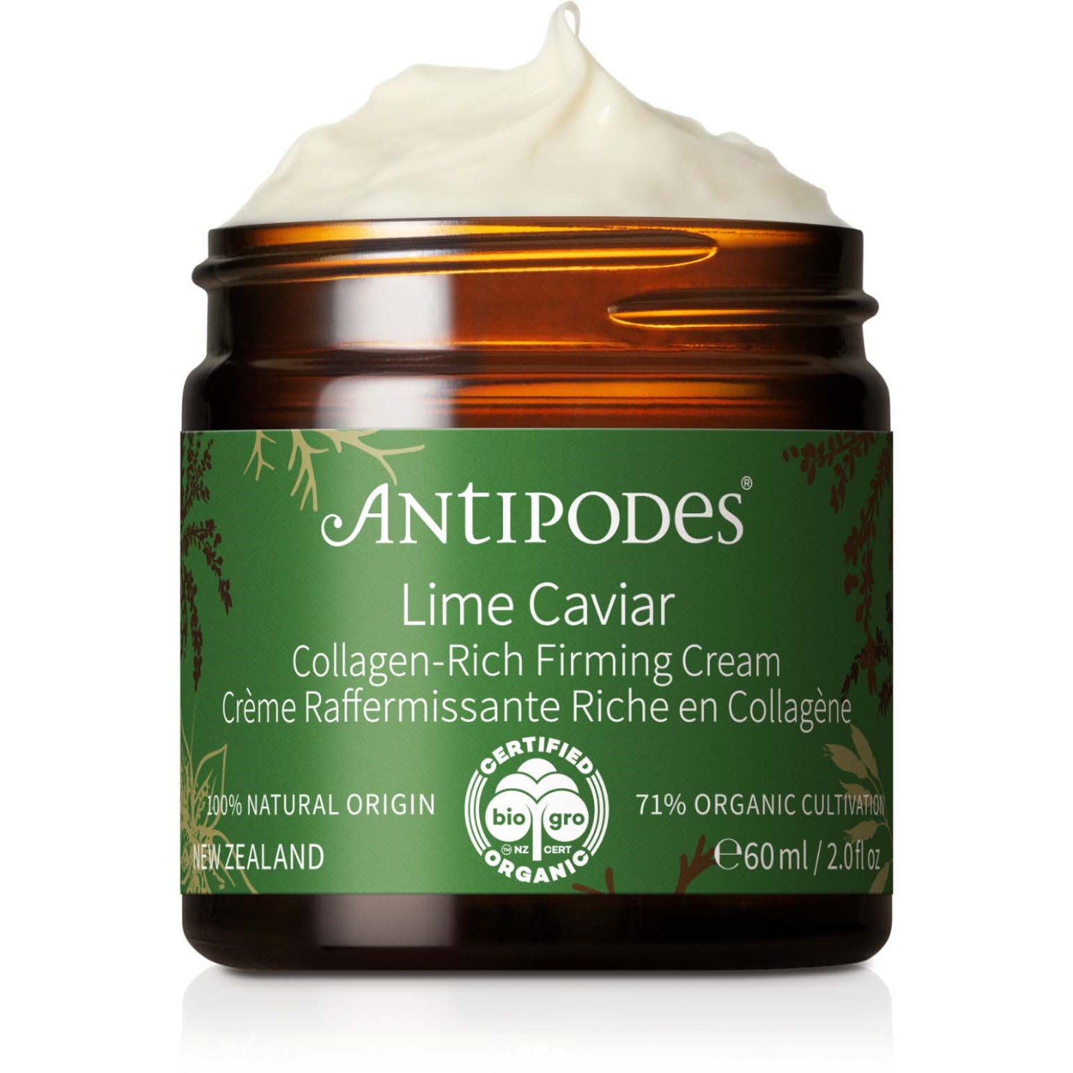 Läs mer om Antipodes Lime Caviar Collagen-Rich Firming Cream 60 ml
