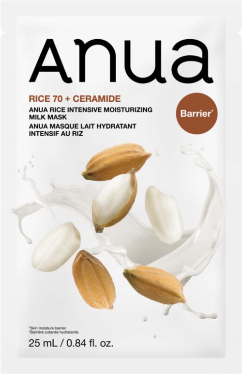 ANUA Rice 70 Intensive Moisturizing Milk Mask 25 ml