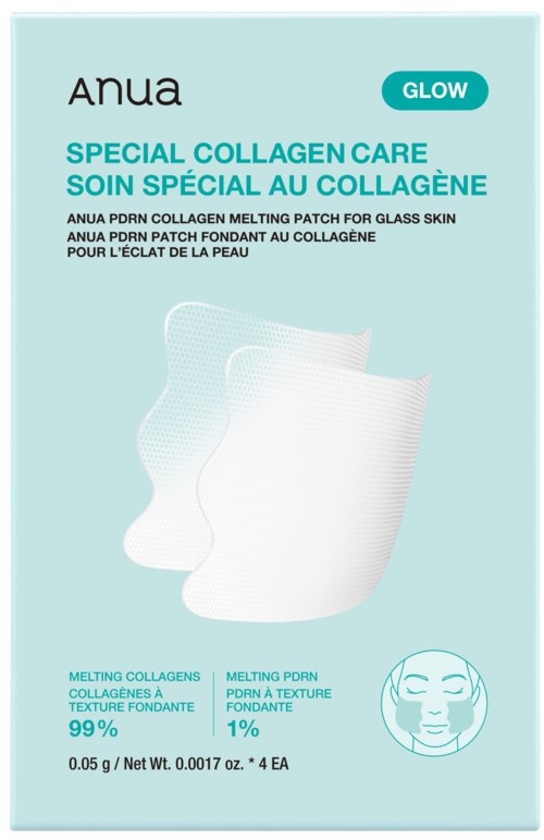 ANUA PDRN Collagen Melting Patch For Glass Skin 4 stk