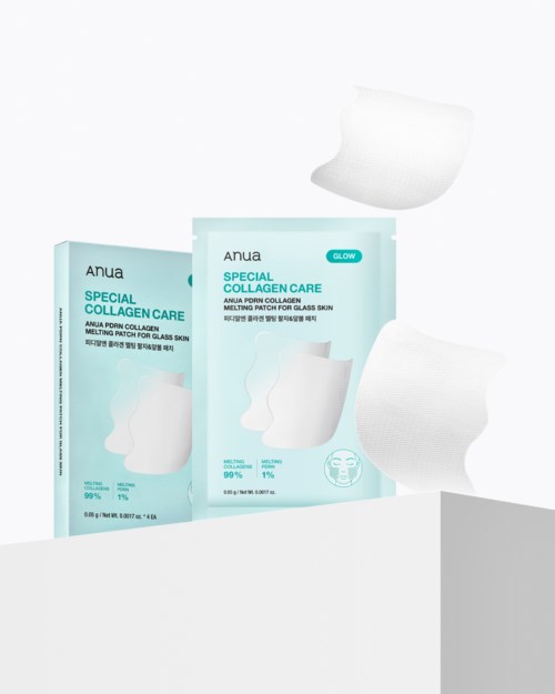 ANUA PDRN Collagen Melting Patch For Glass Skin 4 stk