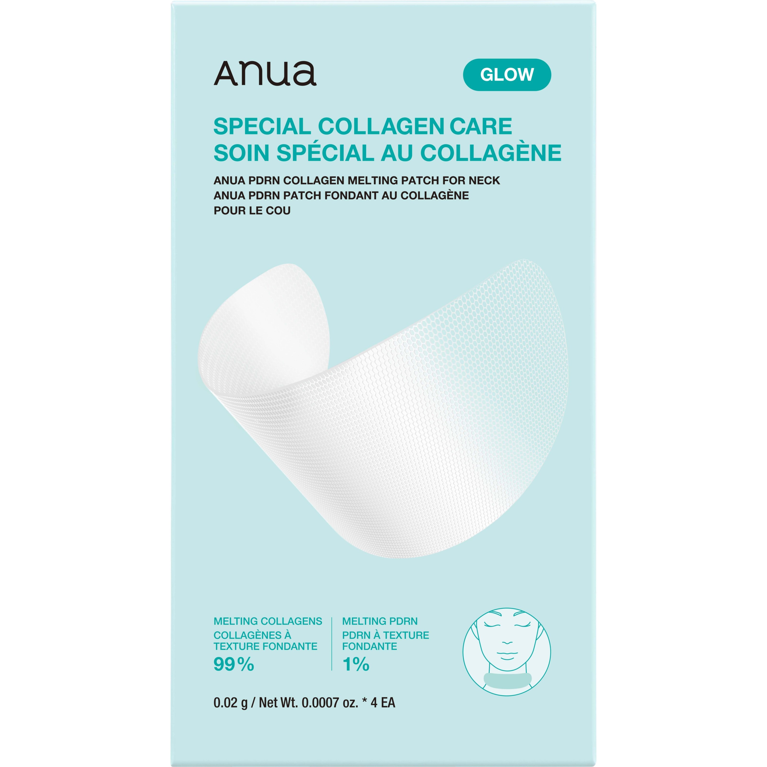 Anua PDRN Collagen Melting Patch For Neck 4 pcs