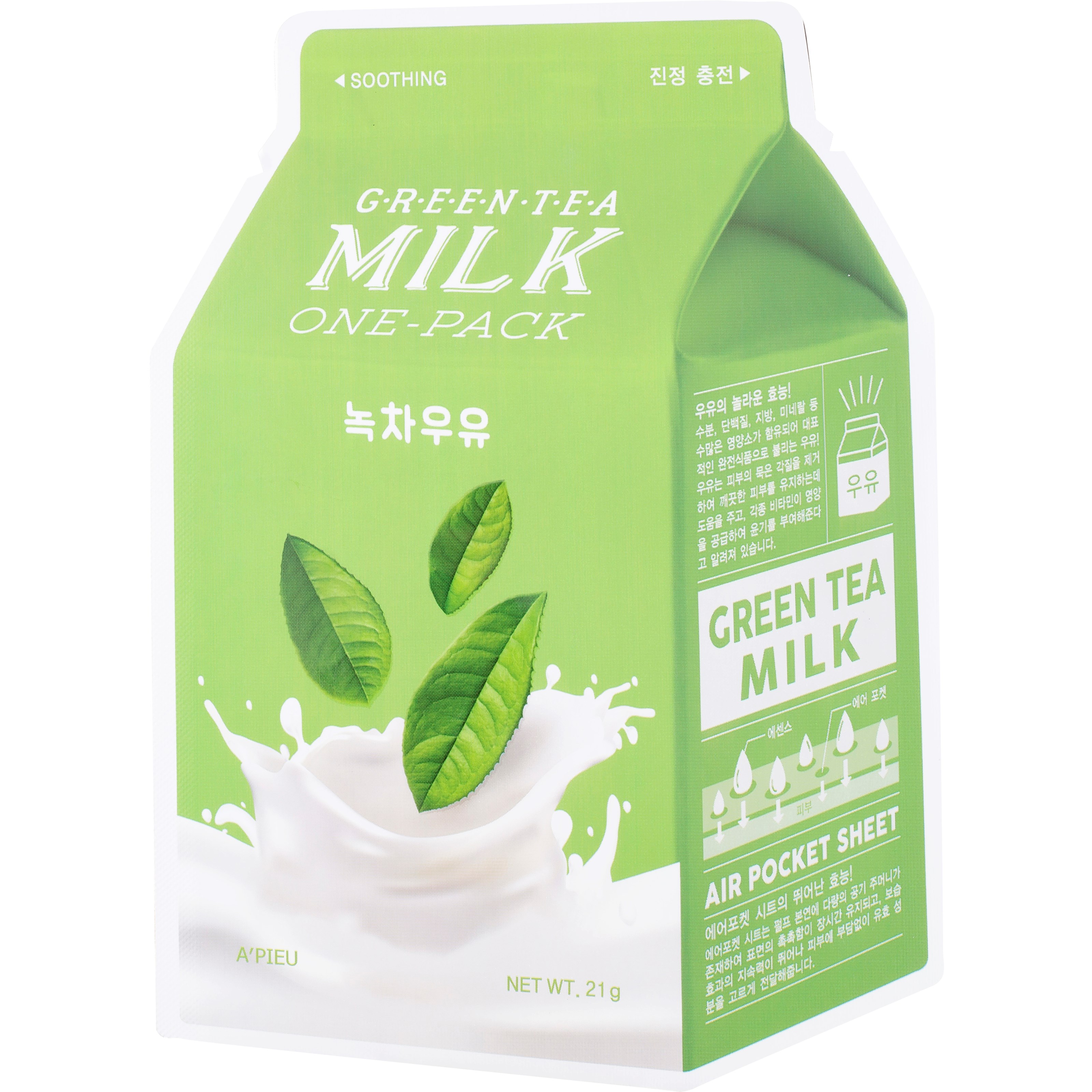 Läs mer om APieu Green Tea Milk One-Pack 21 g