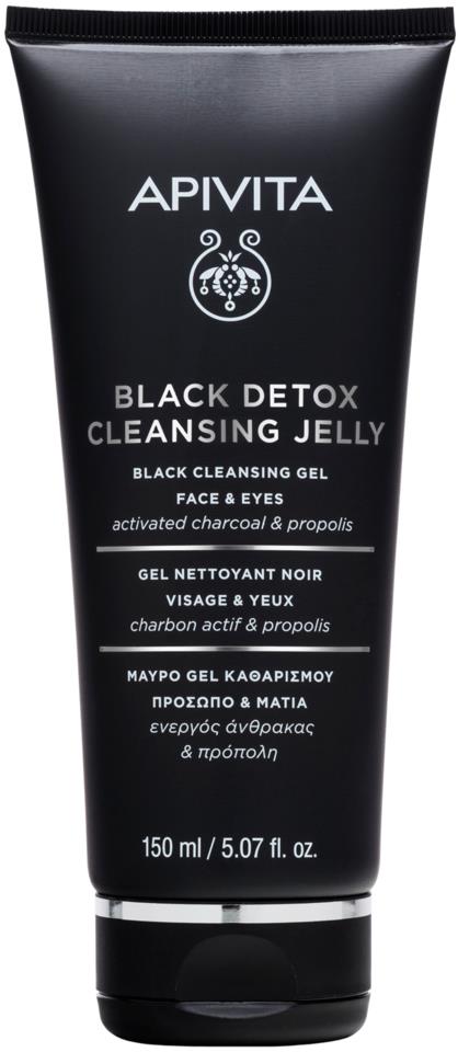 APIVITA  Black Cleansing Gel – Face & Eyes 150 ml