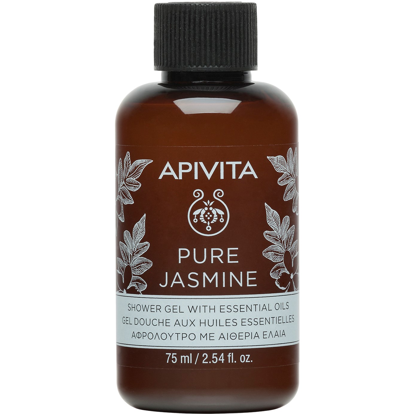 Bilde av Apivita Pure Jasmine Travel Size Shower Gel With Essential Oils With