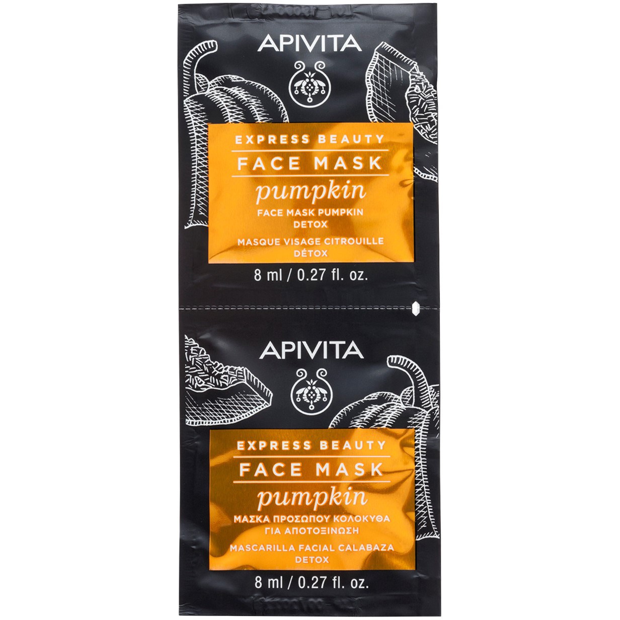 Läs mer om APIVITA Express Beauty Detox Face Mask with Pumpkin 2X8 ml
