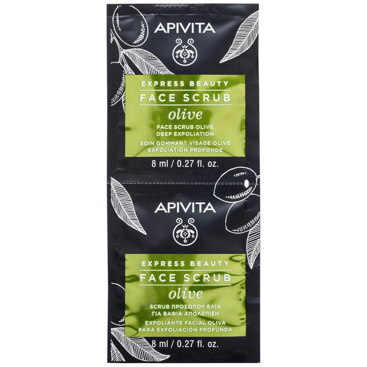 Läs mer om APIVITA Express Beauty Face Scrub for Deep Exfoliation with Olive 2X8