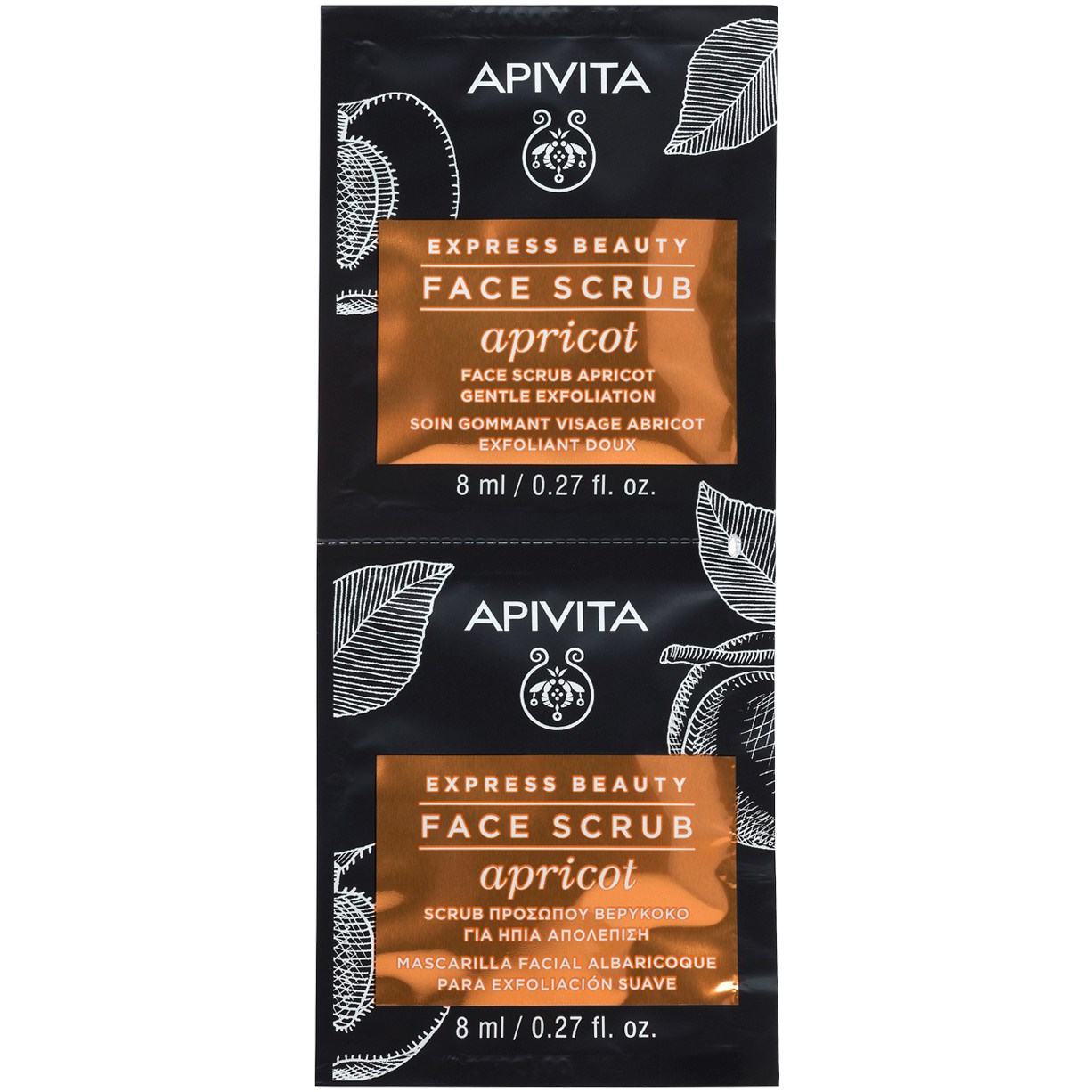 Bilde av Apivita Express Beauty Face Scrub For Gentle Exfoliation With Apricot