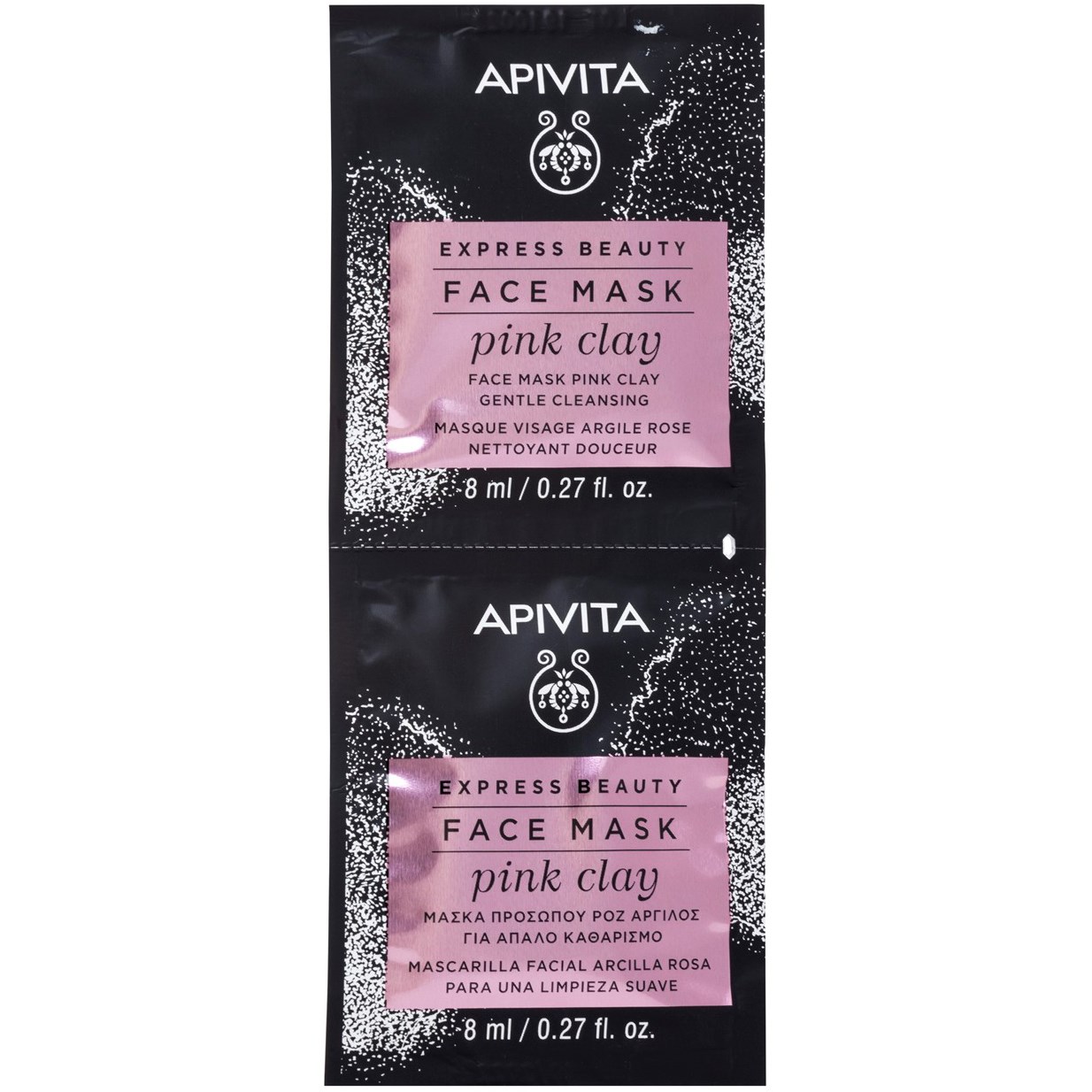 Läs mer om APIVITA Express Beauty Gentle Cleansing Face Mask with Pink clay 2X8 m