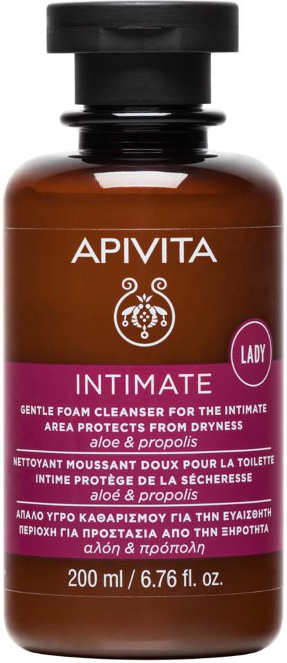 APIVITA Gentle Foam Cleanser for the Intimate Area that Protects from Dryness 200 ml