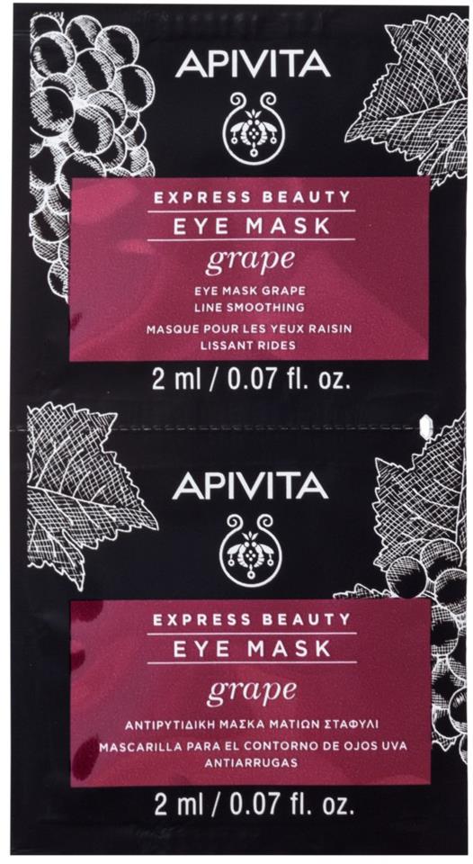 APIVITA Line Smoothing Eye Mask with Grape 2X2 ml