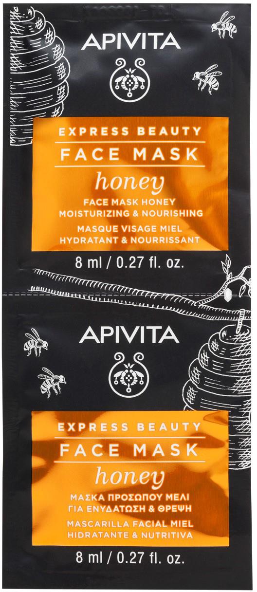 Maleri Rastløs absorption APIVITA Express Beauty Moisturizing & Nourishing Face Mask with Honey 2X8  ml | lyko.com