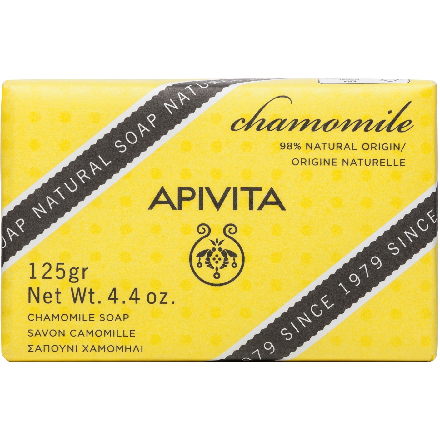 Läs mer om APIVITA Natural Soap Soap with Chamomile 125 ml
