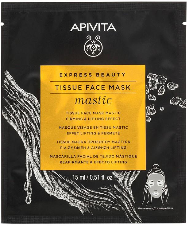 Apivita Tissue Face Mask- Mastic Firming & Lifting Effect 15ml