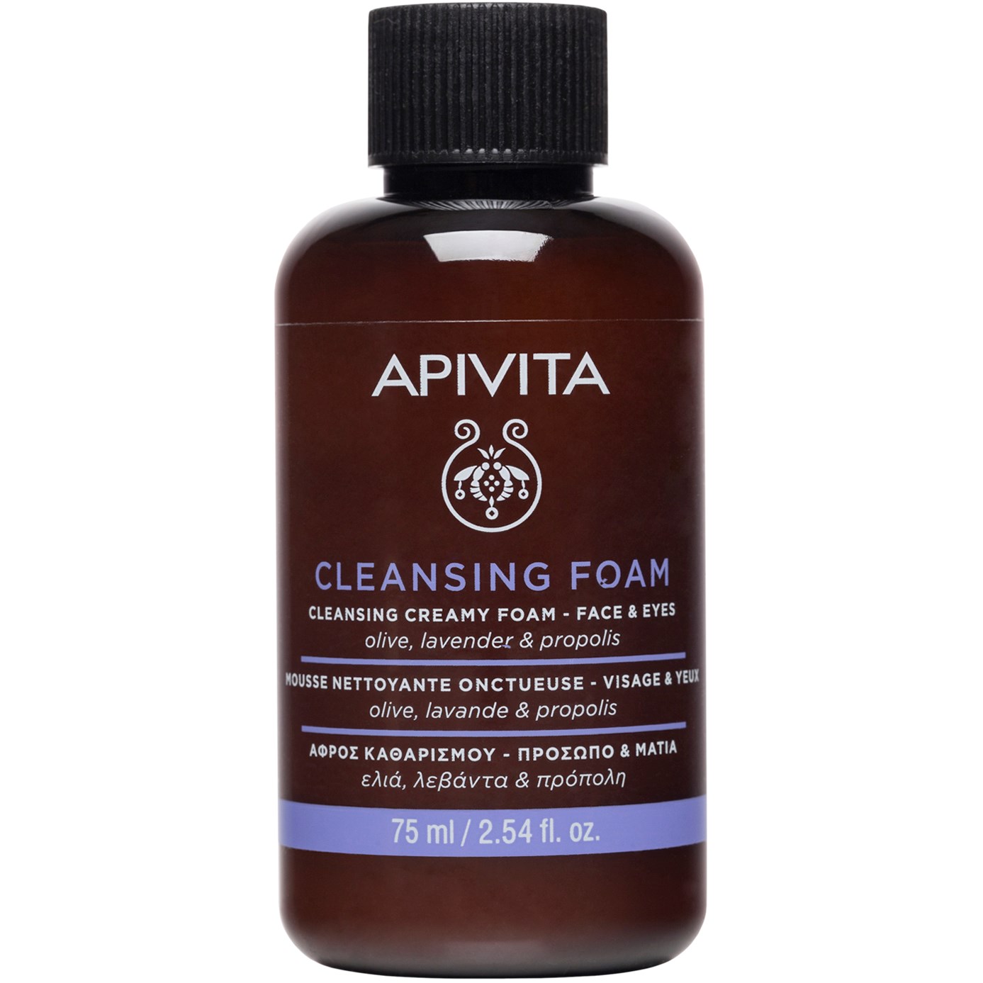Läs mer om APIVITA Travel Size Face Cleansing Creamy Foam 75 ml
