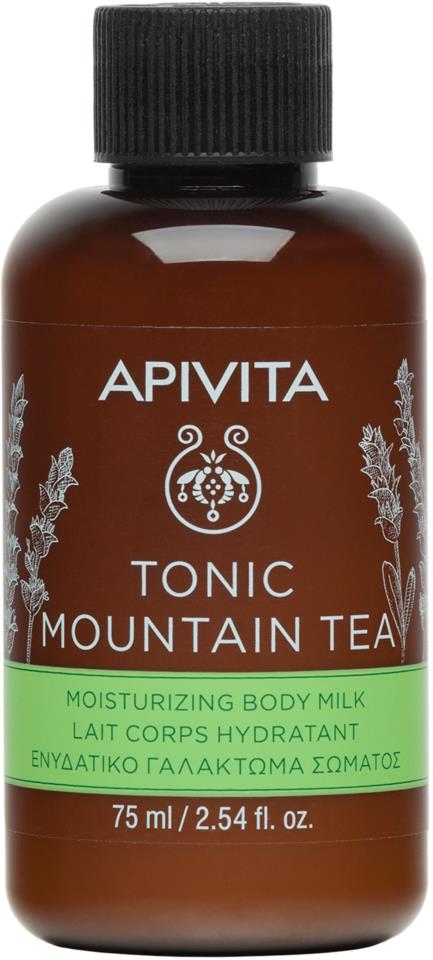 APIVITA Travel Size Moisturizing Body Milk with Mountain Tea 75 ml