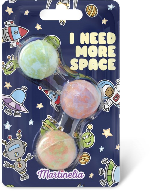 Aquarius Cosmetics Martinelia I Need More Space Bath Bomb Trio | lyko.com