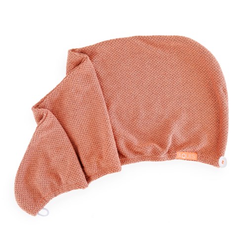 Aquis Hair Turban Lisse Luxe Copper