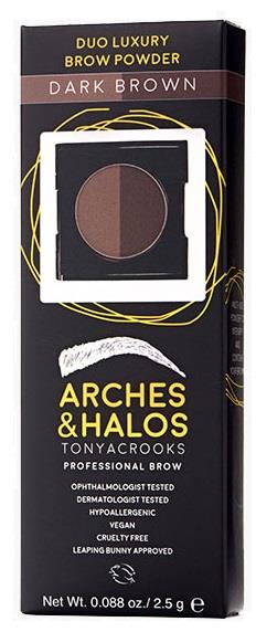 Arches & Halos Brow Duo Powder-Dark Brown