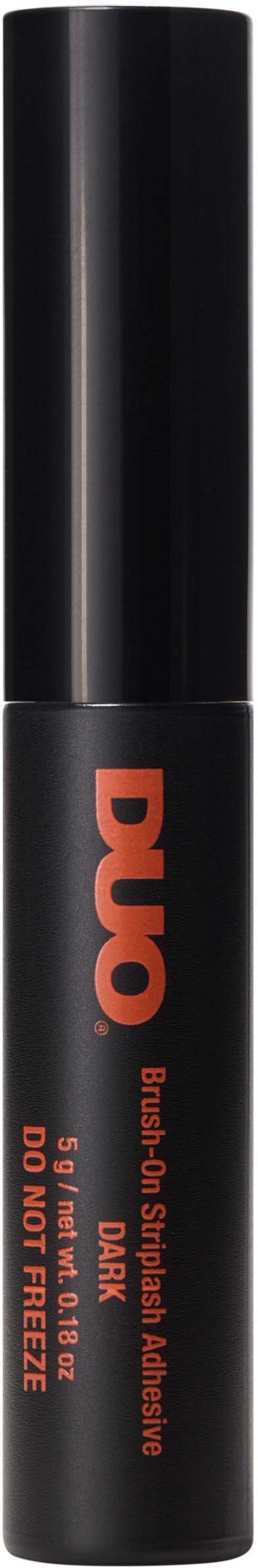 Black tube of Duda mascara with red and white text, standing upright.
