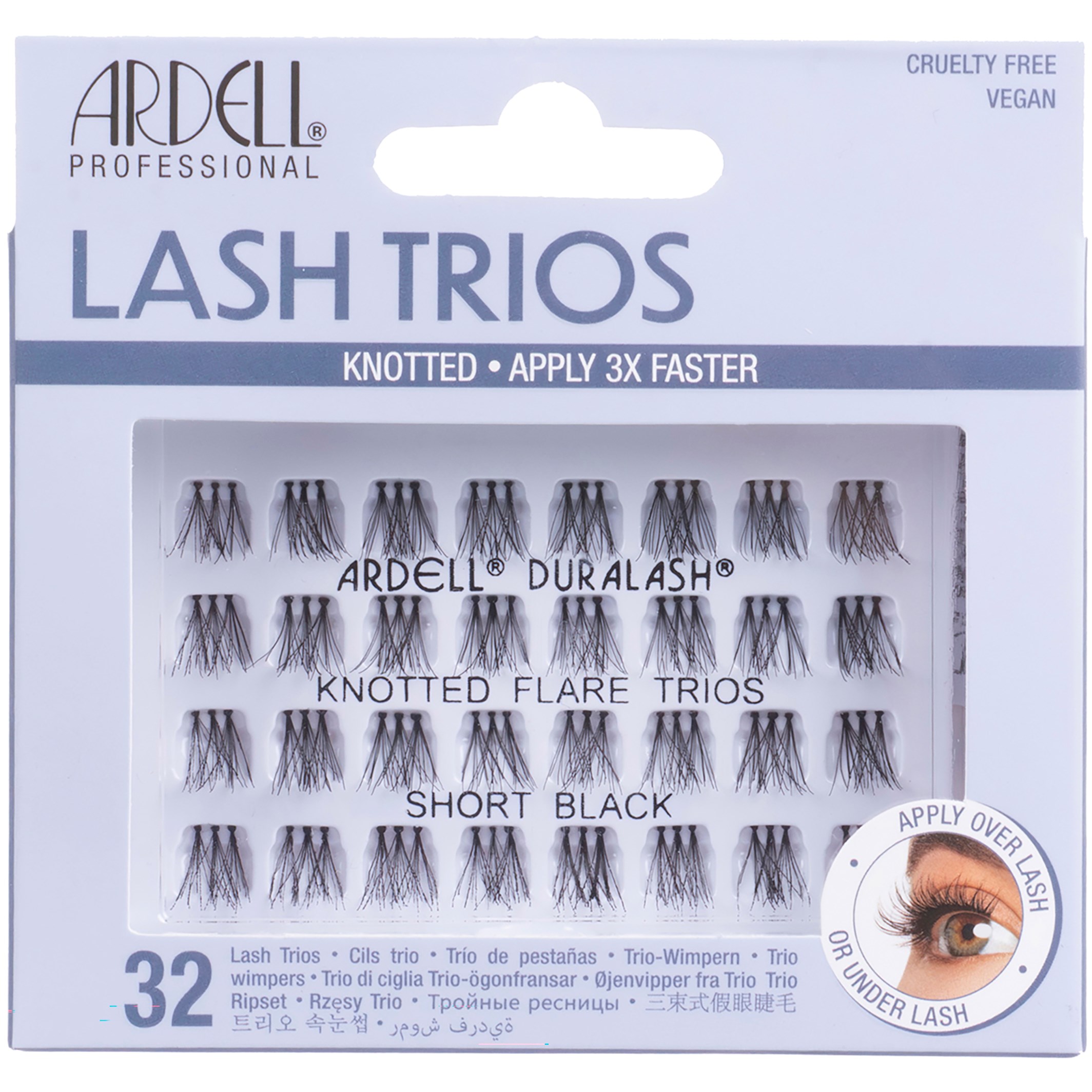 Ardell Lash Trios Knotted Short billede