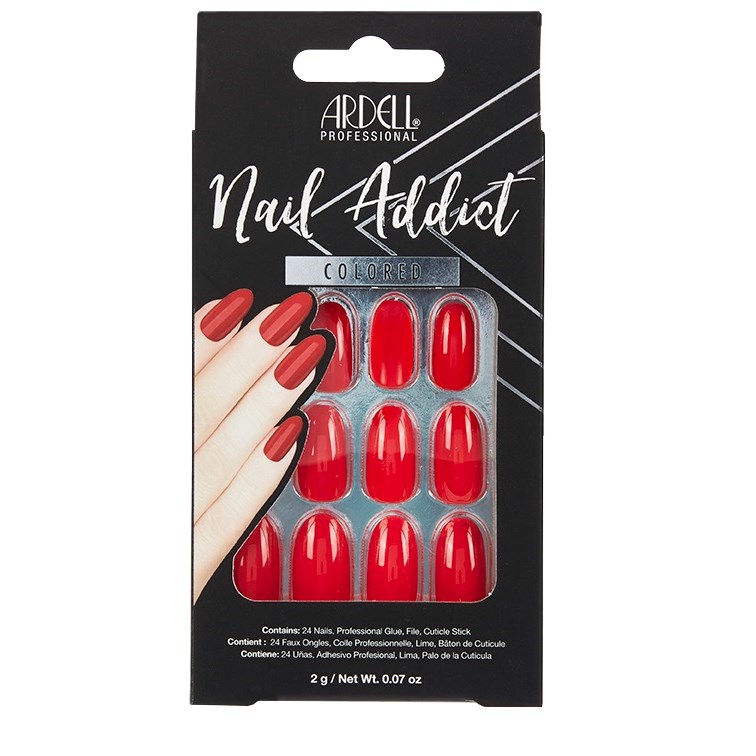 Läs mer om Ardell Nail Addict Colored Cherry Red
