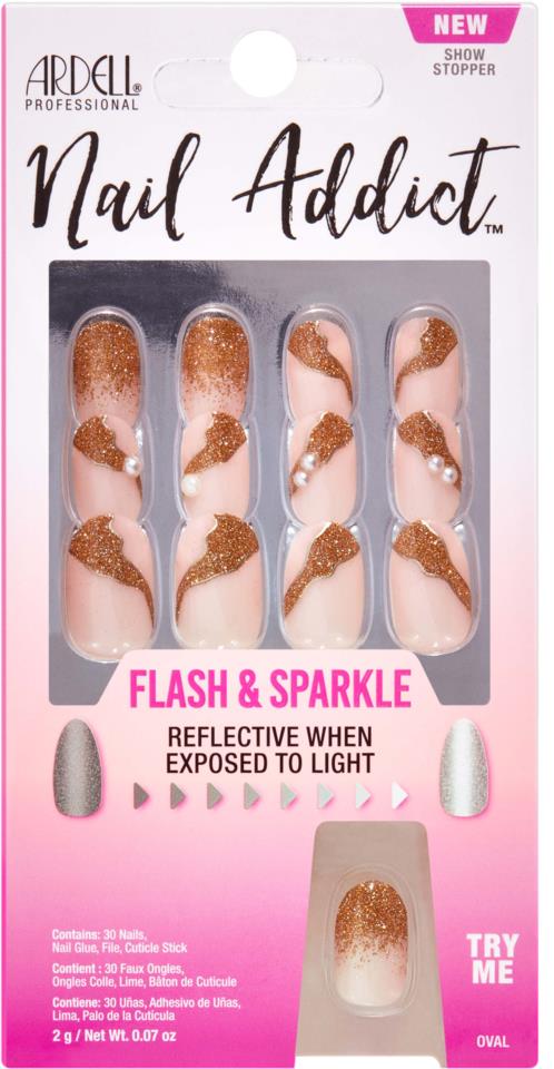 Ardell Nail Addict Flash & Sparkle Show Stopper