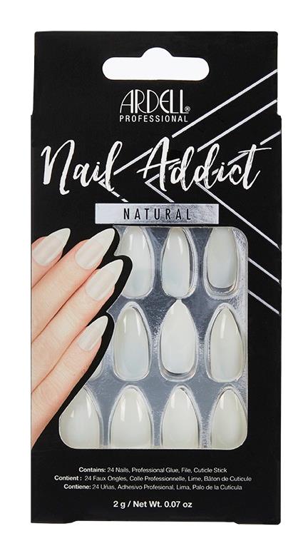 Ardell Nail Addict Natural Stiletto