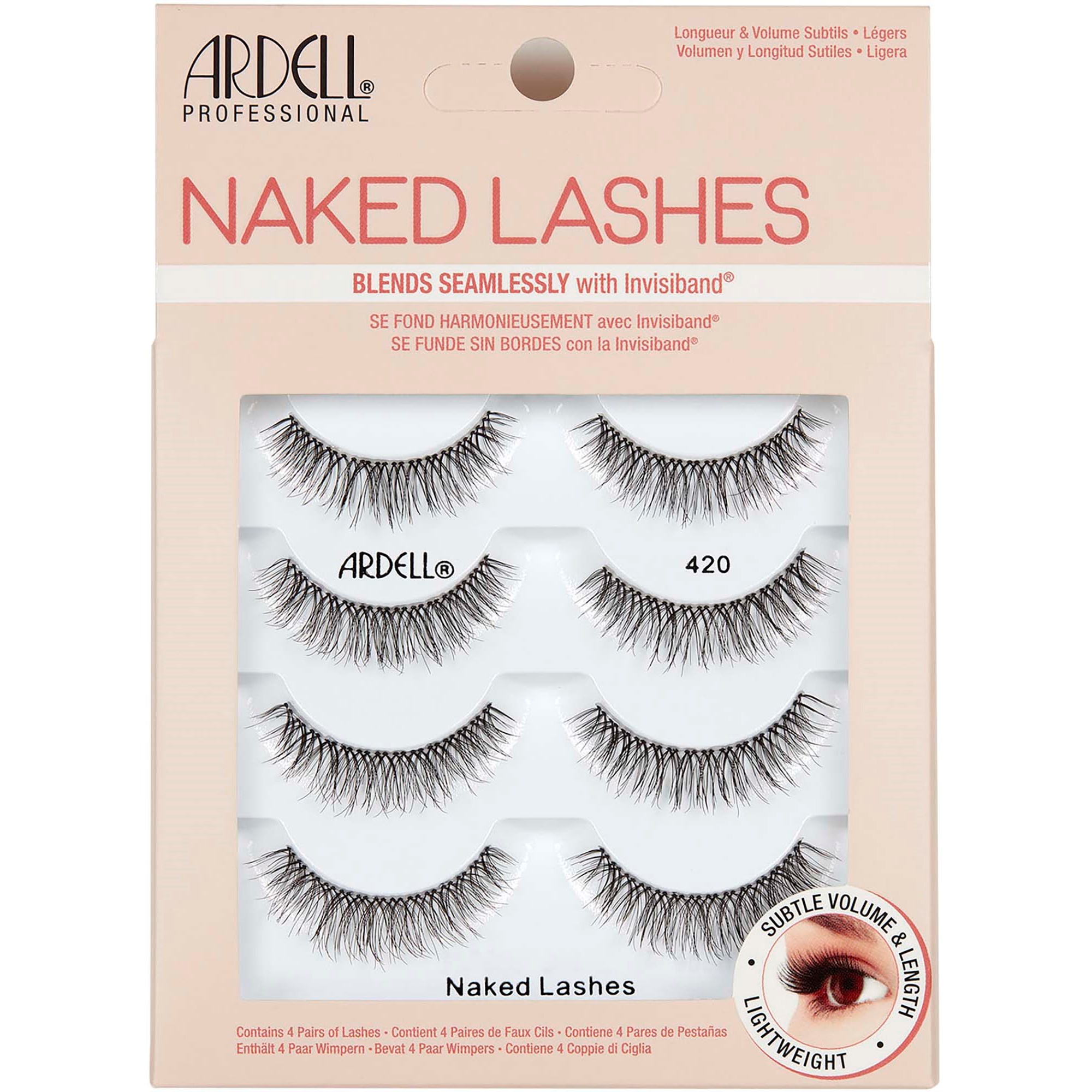 Ardell Naked Lashes 420 Multipack billede