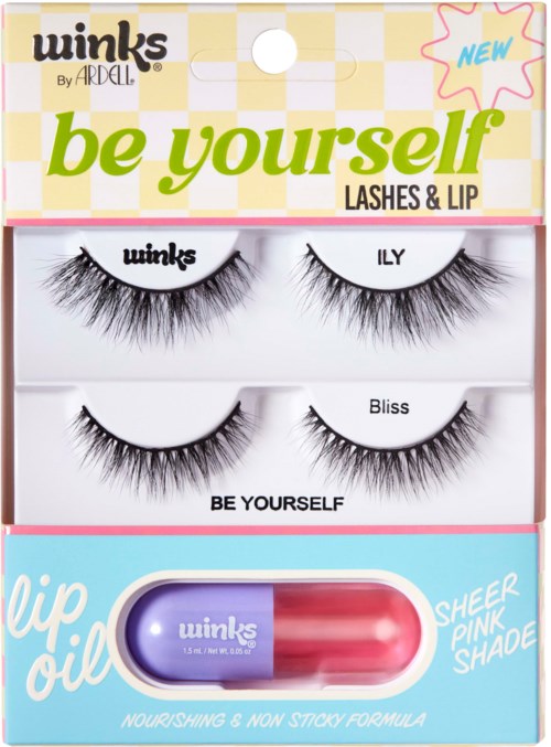 Ardell Winks Be Yourself ILY + Blish Lashes & Lip Kit