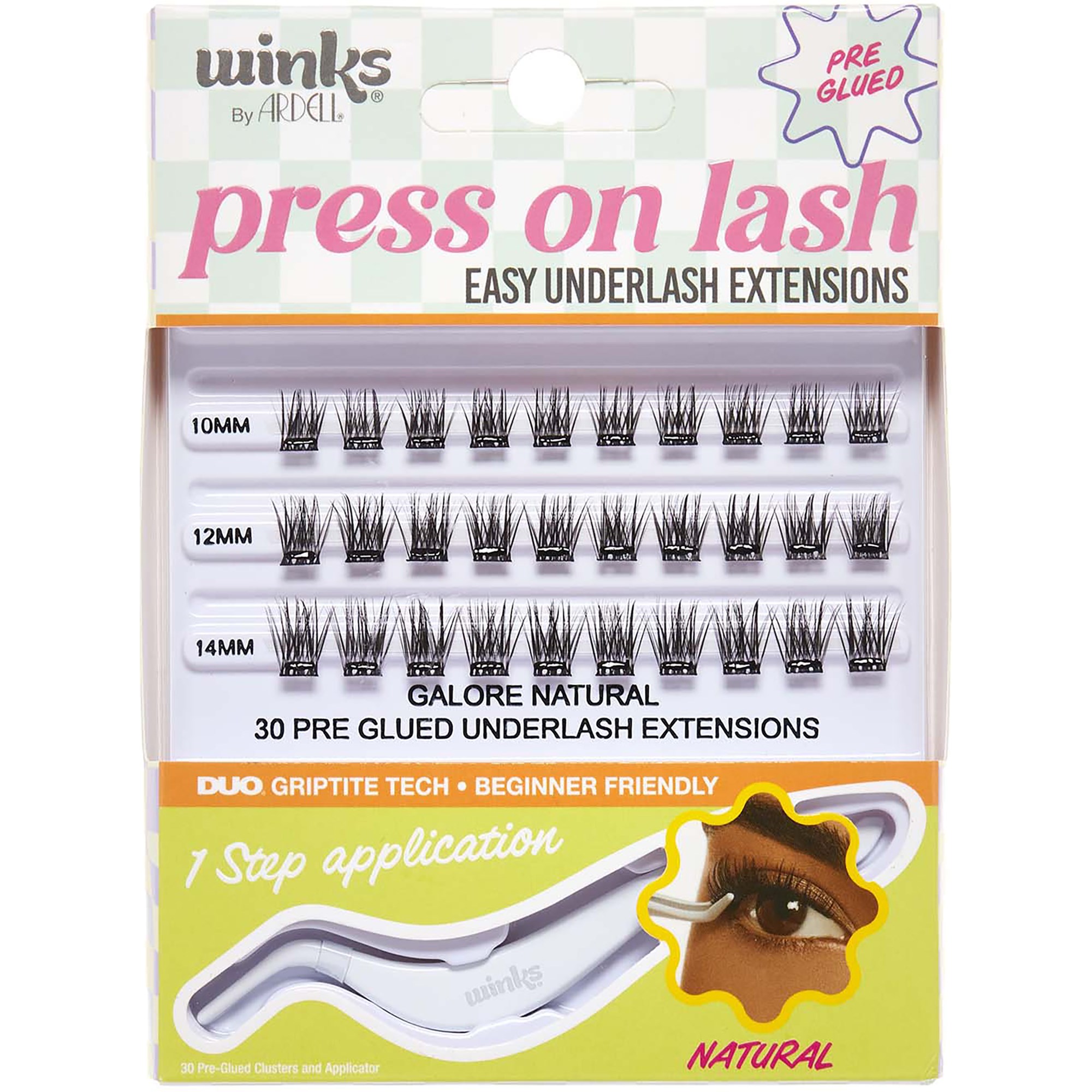 Ardell Winks Press On Underlash Extensions Galore Natural