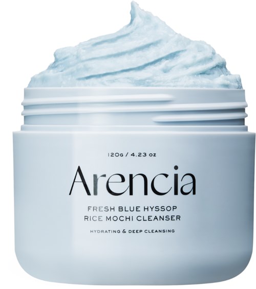 Arencia Fresh Blue Hyssop Rice Mochi Cleanser 120 g