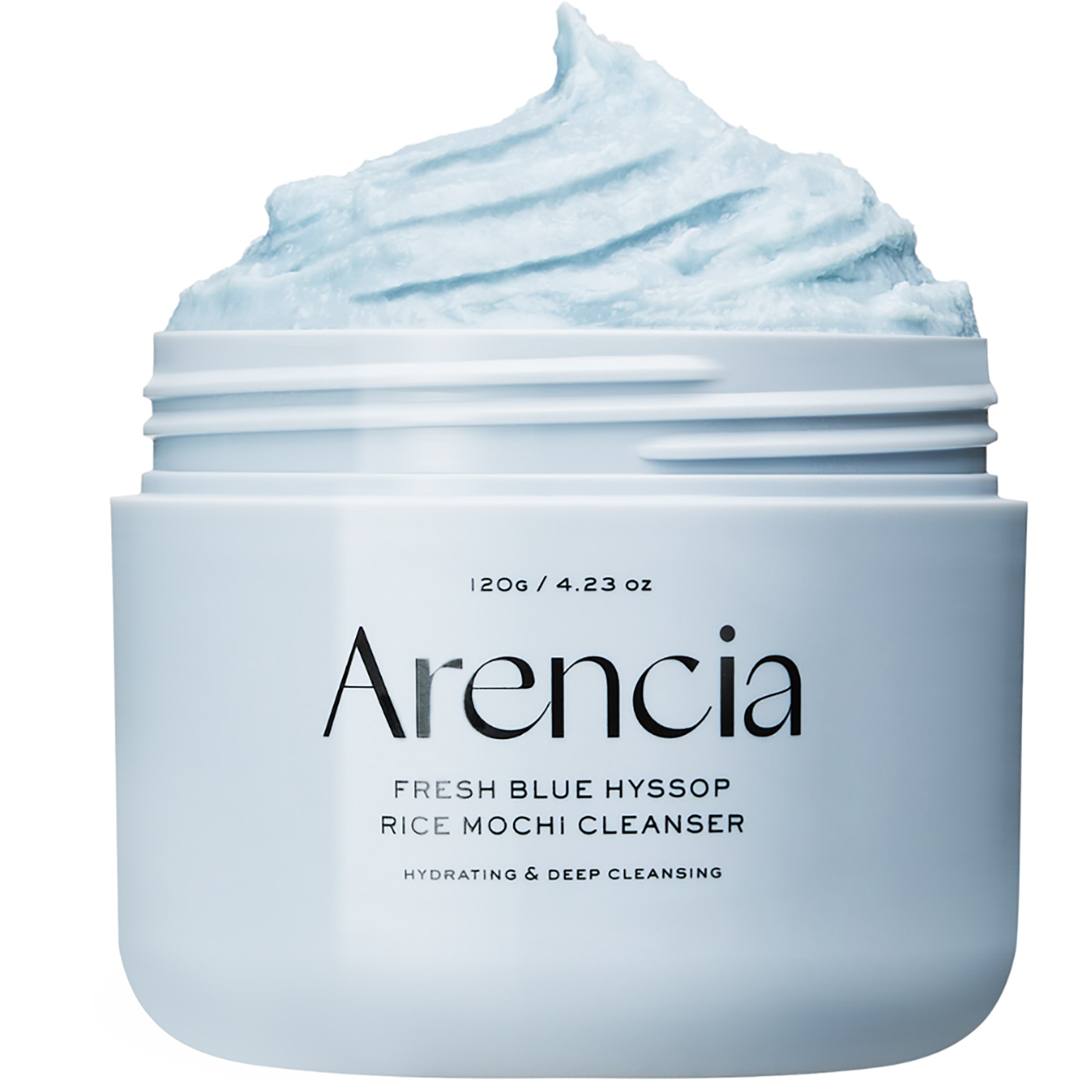 Arencia Fresh Blue Hyssop Rice Mochi Cleanser 120 g