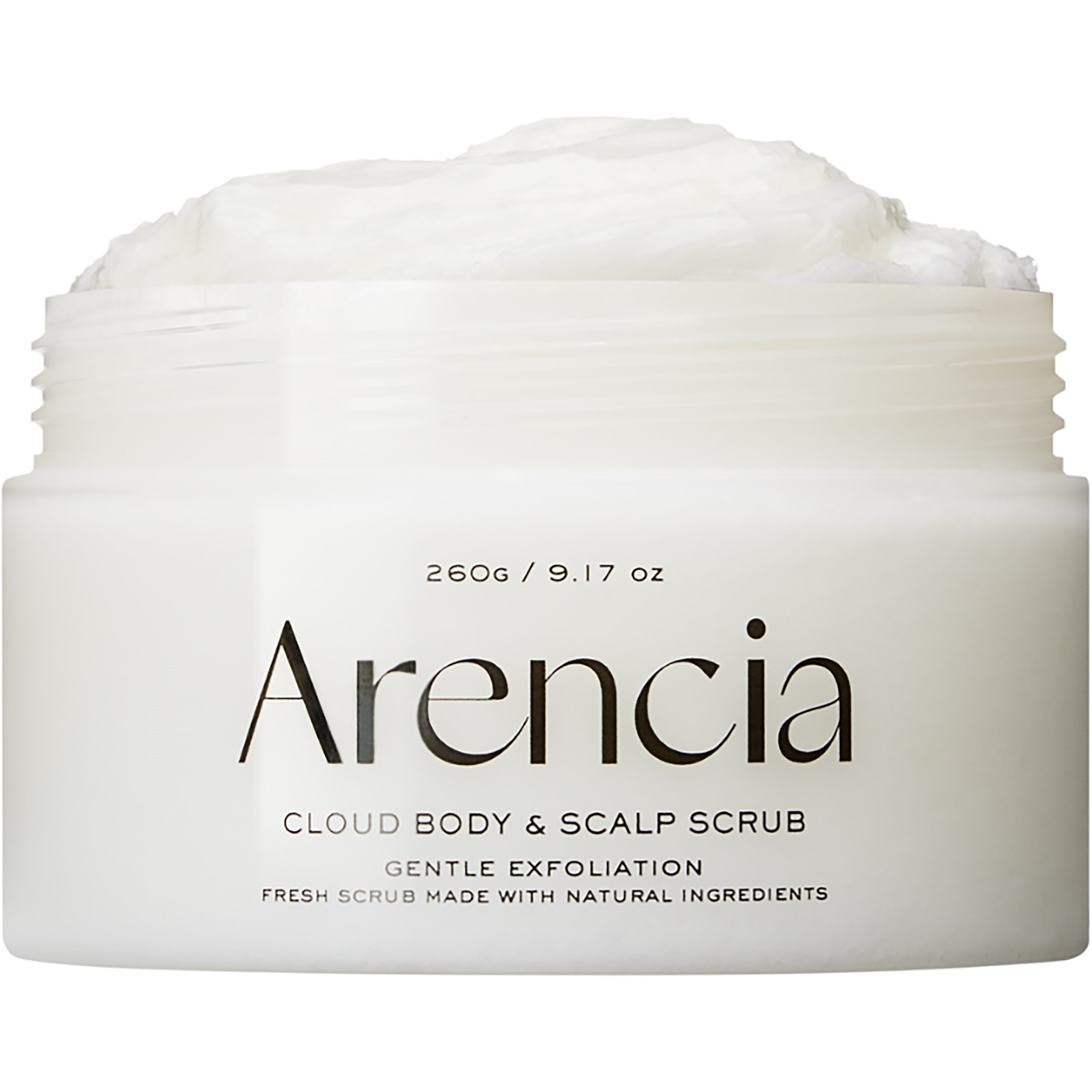 Arencia Fresh Cloud Body & Scalp Scrub White Tea & Neroli 260 g