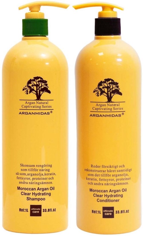 Arganmidas Clear Hydrating Bundle Shampoo 1000 ml & Conditioner 1000 ml