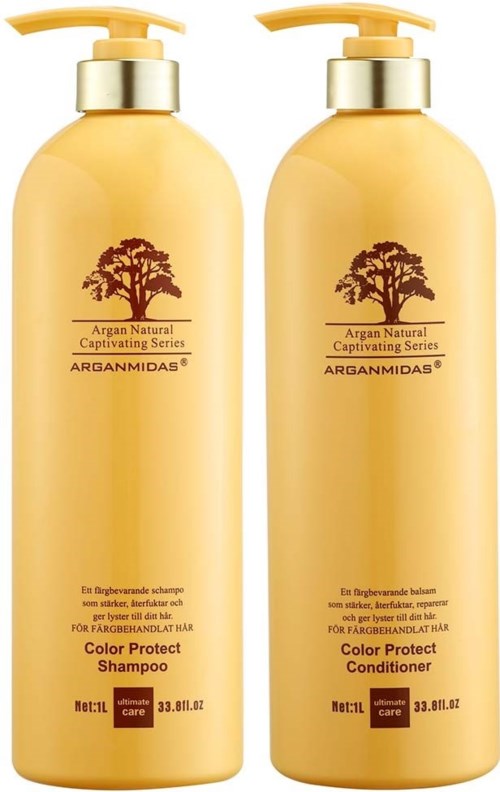 Arganmidas Color Protect Bundle Shampoo 1000 ml & Conditioner 1000 ml