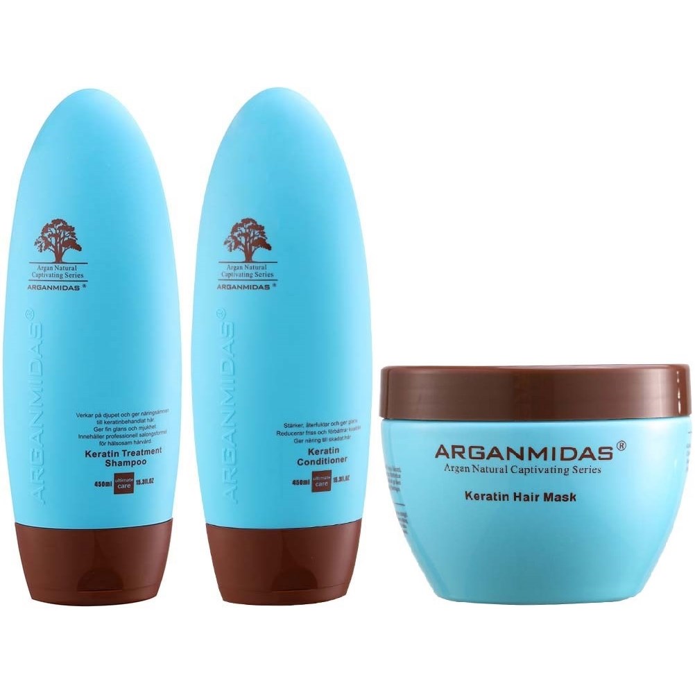 Arganmidas Keratin Treatment Bundle Shampoo 450 ml & Conditioner