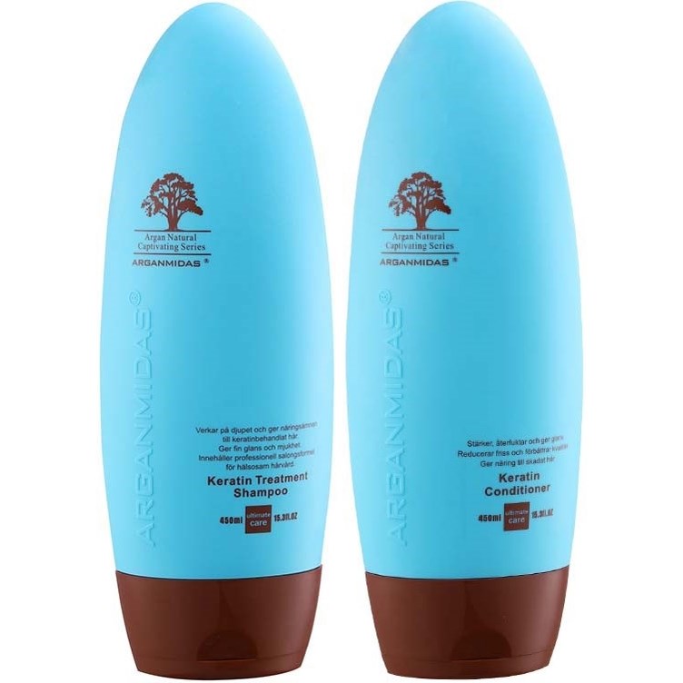 Arganmidas Keratin Treatment Bundle Shampoo 450 ml & Conditioner