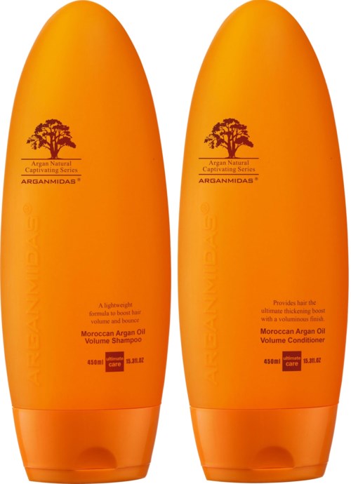 Arganmidas Moroccan Argan Oil Volume Bundle Shampoo 450 ml & Conditioner 450 ml