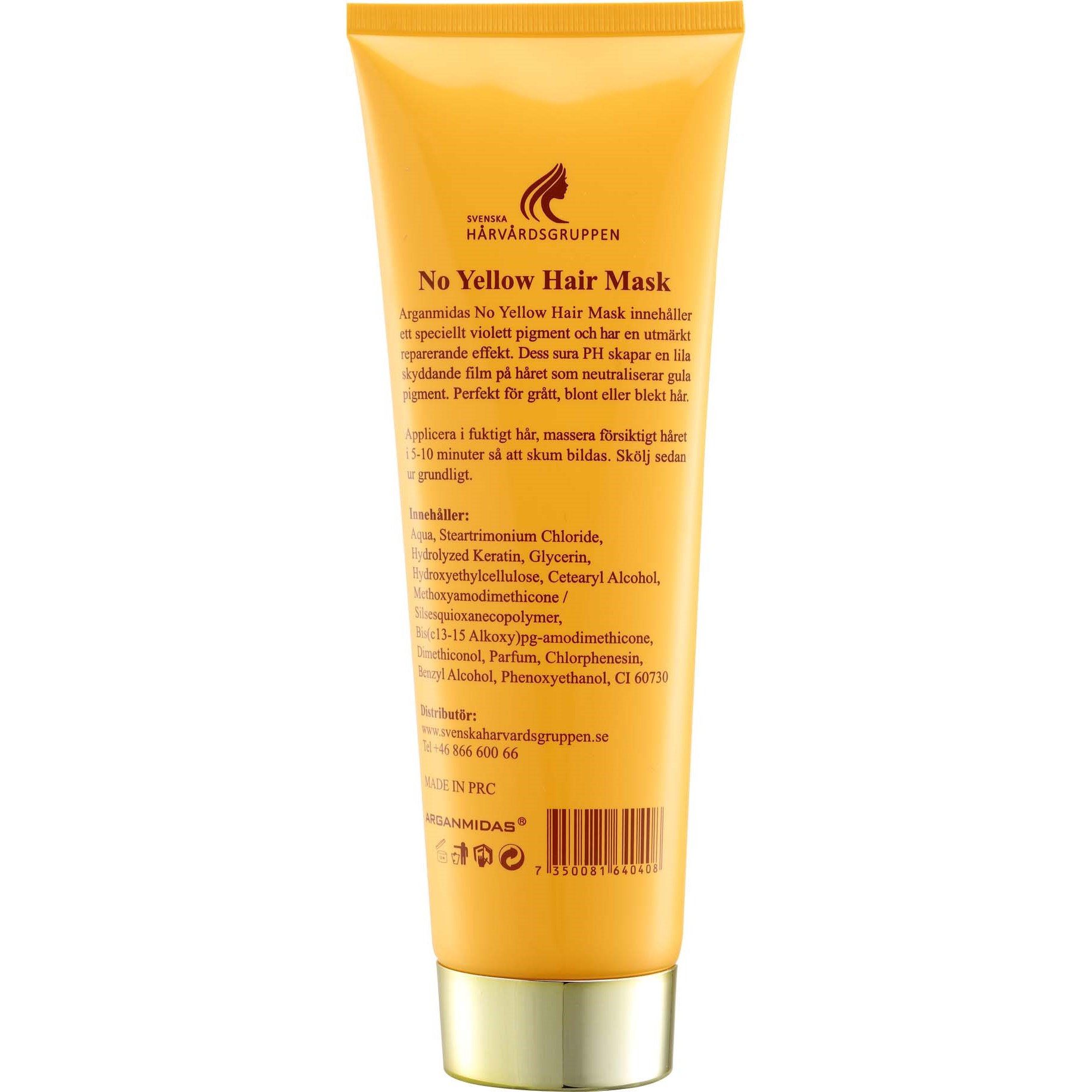 Alternativ bild 1 för Arganmidas No Yellow Hair Mask  300 ml