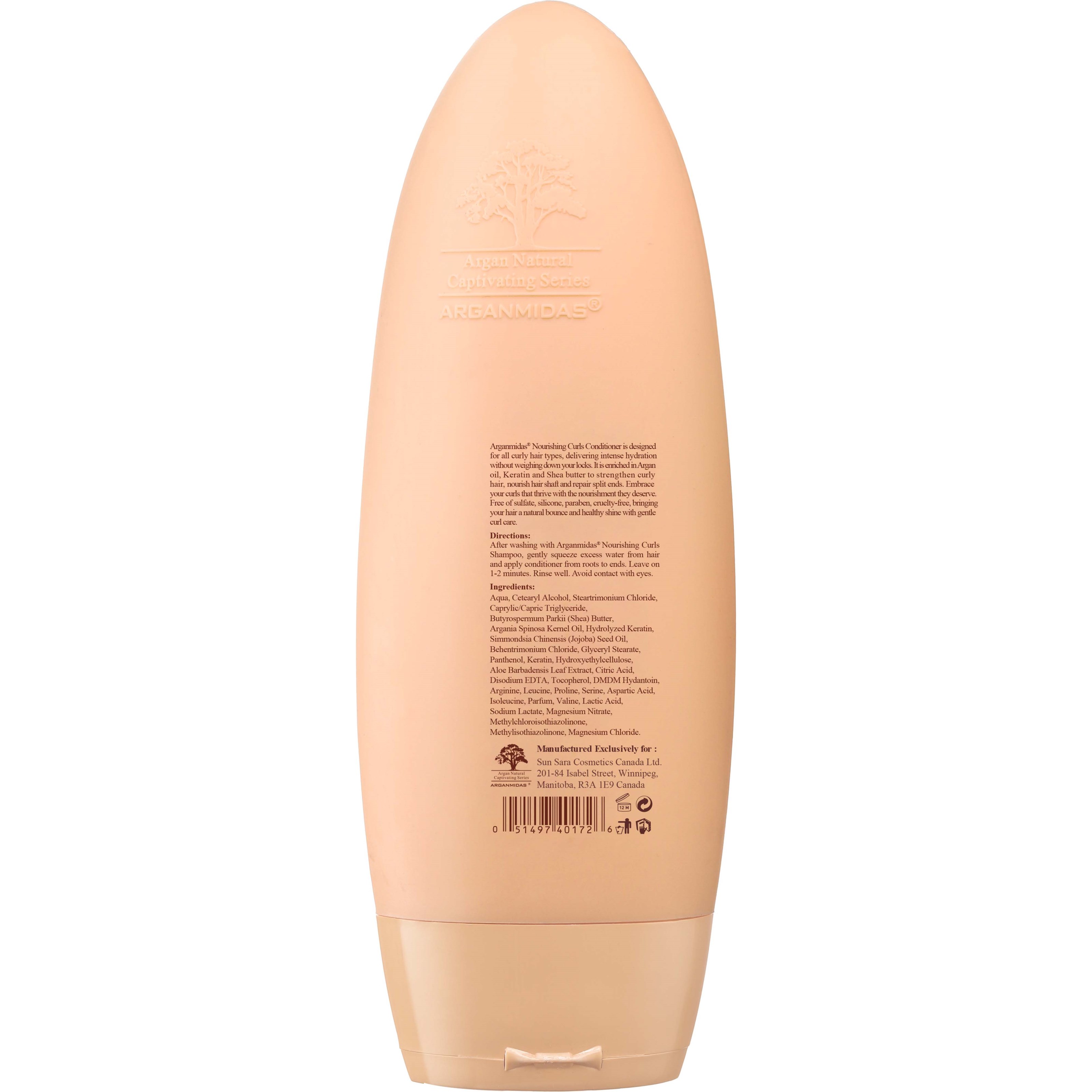 Arganmidas Nourishing Curls Conditioner 450 ml (obrázok 2)