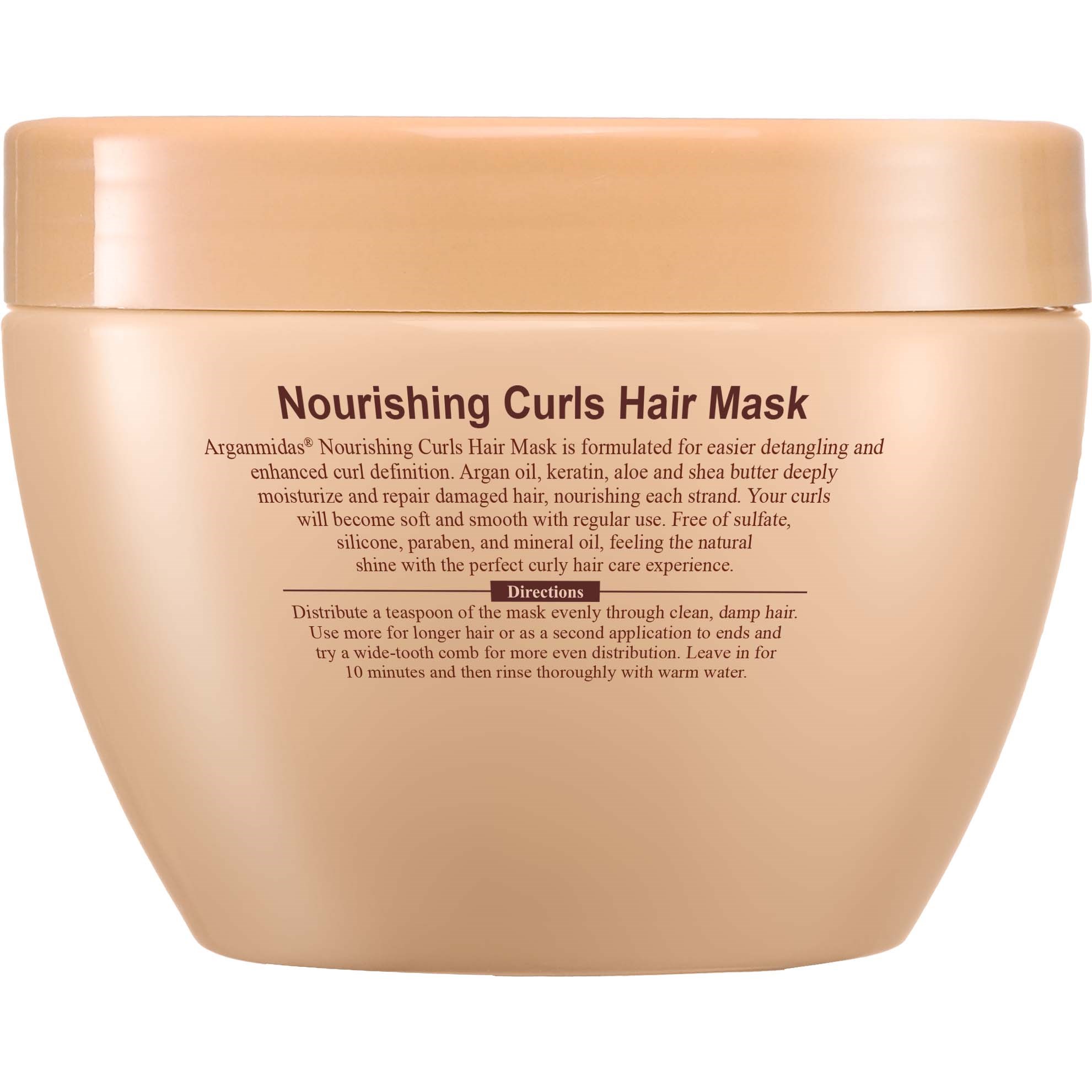 Arganmidas Nourishing Curls Hair Mask 300 ml (obrázok 3)
